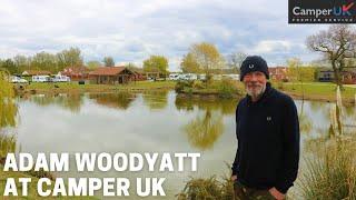 ADAM WOODYATT AT THE CAMPER UK LEISURE PARK - ADAM WOODYATT MOTORHOME