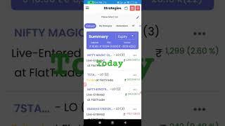 Tradetron best strategy| TODAY live  | tradetron marketplace best  |no loss strategy | algo trading