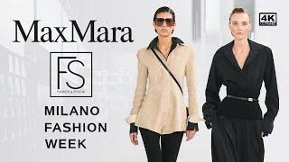 MAX MARA Fall Winter 2024/2025 Milan Fashion Week 4K Natasha Poly and Amelia Gray