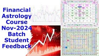 Financial Astrology Course Nov-2024 Batch Student Feedback