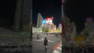 The famous Shibuya scramble in Tokyo Japan #japan #japantravel #tokyo