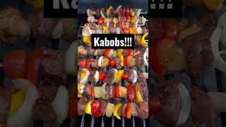 Kabobs! On the @Char-Griller Smokin’ Champ!  #teamchargriller #grilling #meat #chargriller