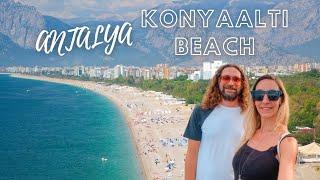 Antalya Konyaaltı Beach Walk Turkey | Antalya Konyaaltı Sahili