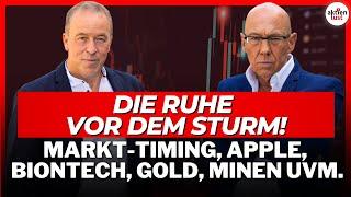 Die Ruhe vor dem Sturm! Markt-Timing, Apple, BioNTech, Gold, Minen uvm.