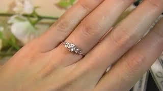 MD111 Multi Stone Diamond Engagement Ring