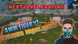 AWM TIGER YT CUSTOM ROOM HIGHLIGHTS NEXT LEVEL CASTING || CUSTOM ROOM LIVE || AWM TIGER YT