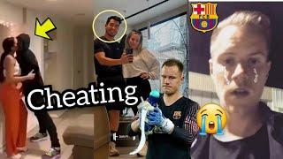 Sad!! Ter Stegen DIVORCES wife after Cheating reports with personal trainer, Barcelona stopper react