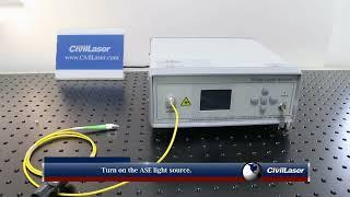 200mW C+L Band ASE Broadband Light Source -- From www.CivilLaser.com