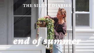 SILENT VLOG / slow & quiet life by the sea - end of summer routines, ordinary days as an introvert