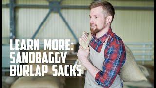 Learn More: Sandbaggy Large Burlap Sacks - Many Applications - Sack Racing, Storing Potatoes