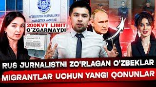 RUS JURNALISTINI ZO'RLAGAN O'ZBEKLAR! MIGRANTLAR UCHUN YANGI QONUNLAR! #migrant #uzboomtv #uzbek