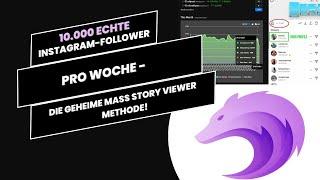 Instagram Wachstum Leicht Gemacht - Die geheime Mass Story Viewer Methode!