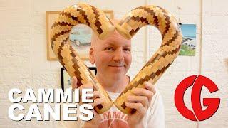 Making Cammie Canes - Art, Woodturning