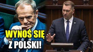 TUSK ZASKOCZONY! CZARNEK NIE WYTRZYMAŁ NA MÓWNICY