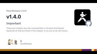 Karate Version 1.4.0 Release Webinar