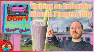 Don’s Drive-In Restaurant Review in Traverse City Michigan | How To Make A Classic Thick Milkshake