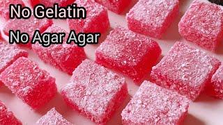 How to Make Gummy Candy without Gelatin And Agar Agar || Jujubes || Jello Candy by FooD HuT