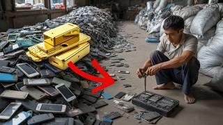 Extracting Gold from PCs - My $950 Side Hustle || Gold Recovery from Recycling Computer Parts?