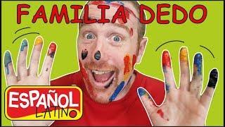 Familia Dedo de Animales | Aprende con Steve and Maggie Español Latino | Canciones para Niños