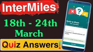 Intermiles Weekly Quiz Answer Today | Intermiles Quiz Summer Destinations of India | Intermiles Quiz