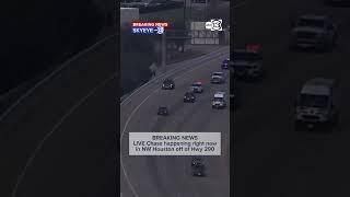 BREAKING NEWS: LIVE Chase happening right now in NW Houston off of Hwy 290