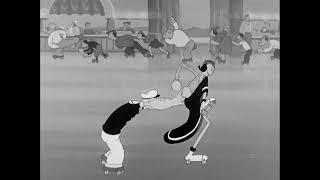 Popeye, "A Date To Skate", 1938 (HD, Restored, Denoised)