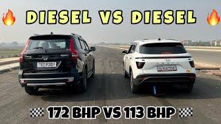 Mahindra Scorpio N Vs Hyundai Creta : DRAG RACE