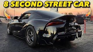 We Cracked 8's In Our Sub-800whp Supra! (World Record?)