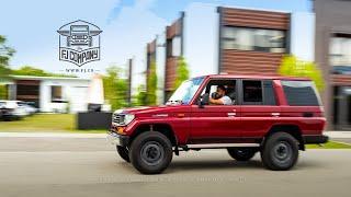 1991 Toyota Land Cruiser LJ77 LX Turbodiesel in  Medium Red Pearl - Virtual Tour