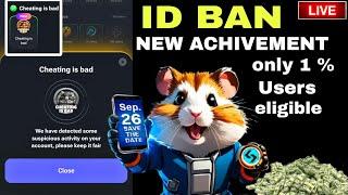 Hamster Kombat New Achievement | I'd Ban | Only 1 % users eligible | #hamsterkombat