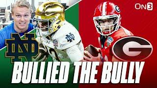 Notre Dame Fighting Irish BULLY Georgia Bulldogs In Playoff | IMPACT On Marcus Freeman & ND Future?