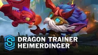 Dragon Trainer Heimerdinger Wild Rift Skin Spotlight