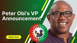 Live: Peter Obi Announces Dr Yusuf Datti Baba-Ahmed As His Vice President - #NjenjeMediaTV