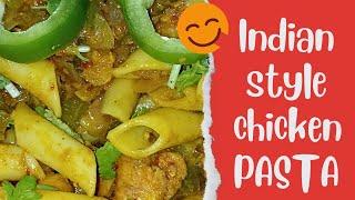 Indian style Chicken pasta| Recipe in English subtitle|@Raseena's Food Travel Diaries