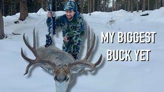 MY BIGGEST BUCK EVER!!! / Idaho Mule Deer Hunt - Stuck N The Rut 200