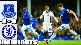 Everton [ 0 - 0 ] Chelsea Highlights . Chelsea held at Everton as they move 1 point behind Liverpool