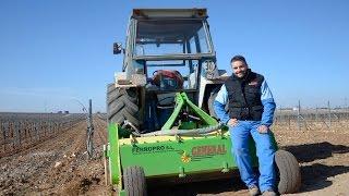 Triturador General Agrícola TRS-3H-VS 1800  & Barredora de sarmientos Rectimansa