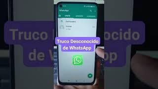 Truco Desconocido en WhatsApp #shorts #yenianferreira #whatsapp #tips