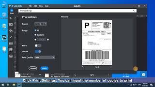 7 How to print 4x4, 4x6, 4x8 shipping label with Labelife？