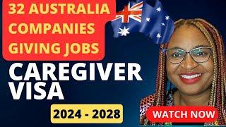 CURRENT AUSTRALIA COMPANIES GIVING CAREGIVERS VISA SPONSORSHIP. Australia Agedcare Visa sponsorship