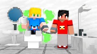 FIQUEI ALGEMADO com meu AMIGO 24 HORAS no Minecraft!