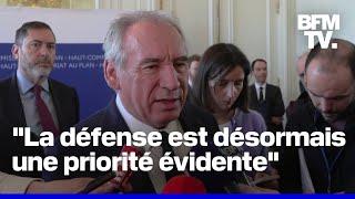 Défense européenne, États-Unis, Russie...La prise de parole de François Bayrou en intégralité