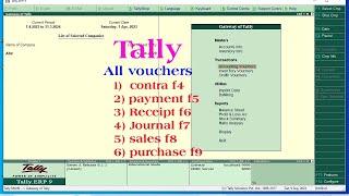 tally voucher entry | vouchers in tally | voucher entry in tally | tally voucher | tally erp 9