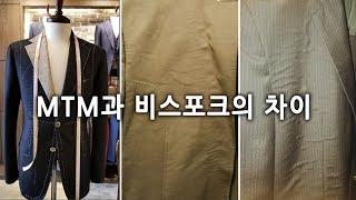 맞춤복의 두 형태, MTM와 비스포크의 차이