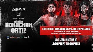 GOLDEN BOY FIGHT NIGHT | Serhii Bohachuk vs. Vergil Ortiz Jr. Prelims