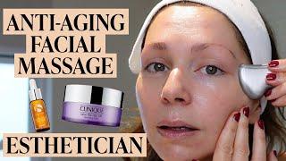 An Esthetician’s Anti-Aging Morning Skincare Routine with Facial Massage | Skincare Expert