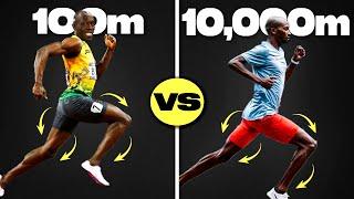 100m VS 10,000m Running Form (Don't Make This Mistake)