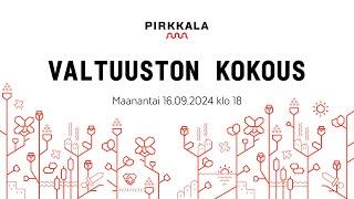 Pirkkalan valtuuston kokous 16.9.2024 klo 18