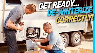 RV De-winterizing For Beginners & Checklist 