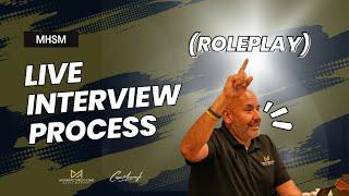 LIVE Interview Process (Roleplay) | Cesar Mascorro Jr.